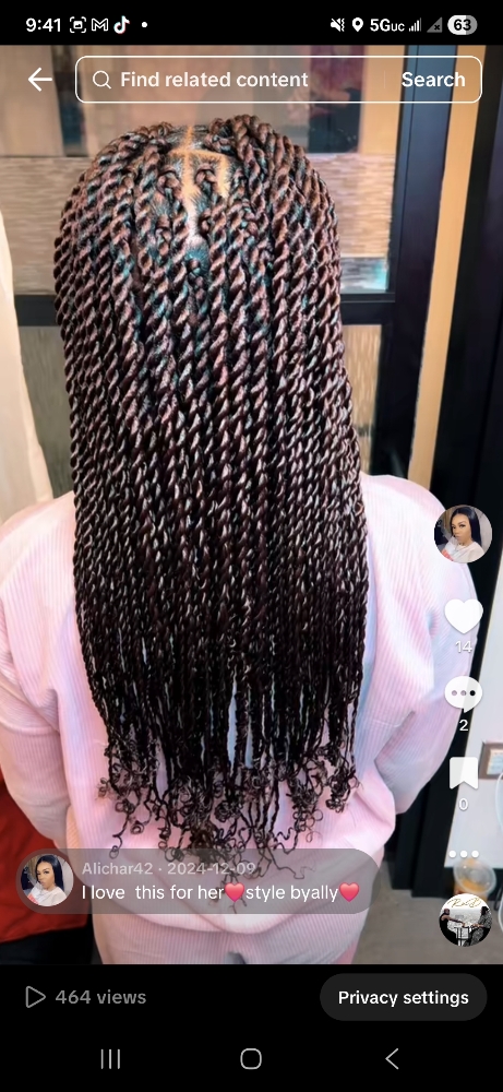 ⁰senegal twist  (Mediun)