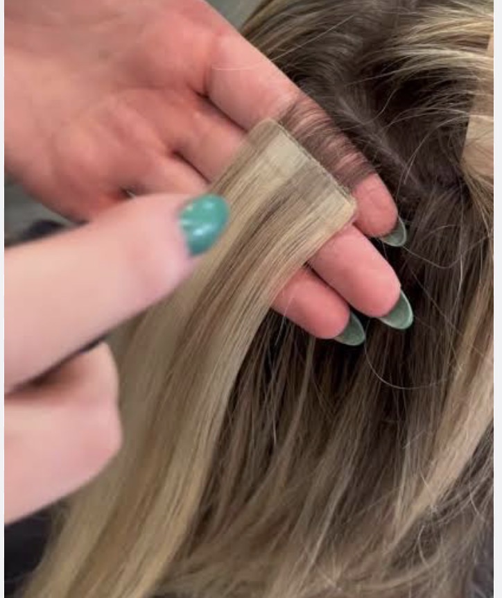 Tape In Extension Mainenance at Studio B Hair & Lash in Puyallup, WA
