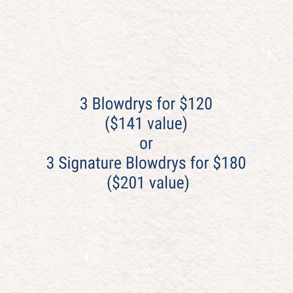 Blowdry Package