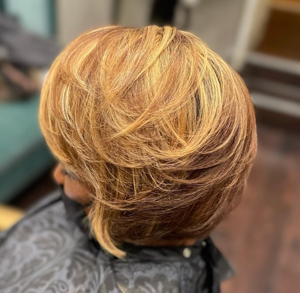 Highlights Short Hair