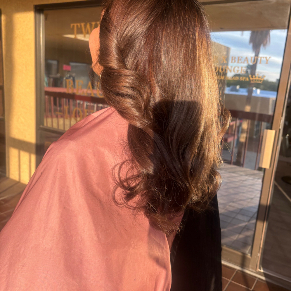Add-On Hair Gloss Treatment at TwineXbeauty in tucson, AZ