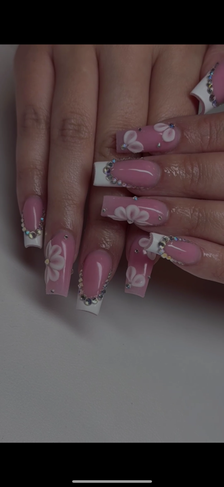 Long Acrylic Full Set at Delaney Designs in Coralville, IA