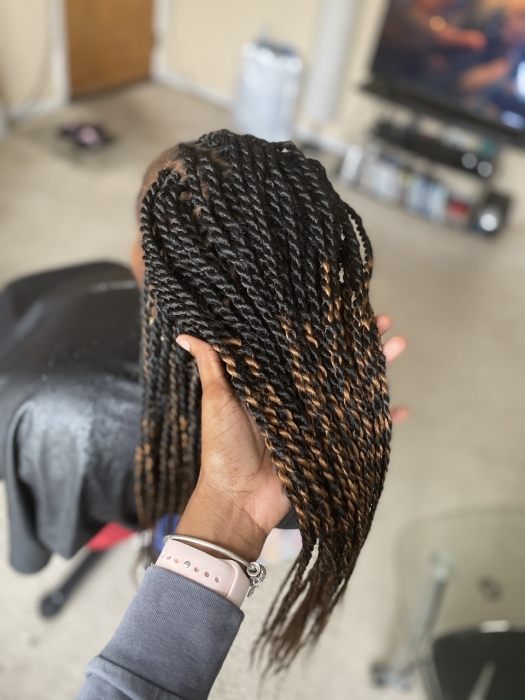 Medium Senegalese Twist at C&C Hair Collection in Palos Hills, IL