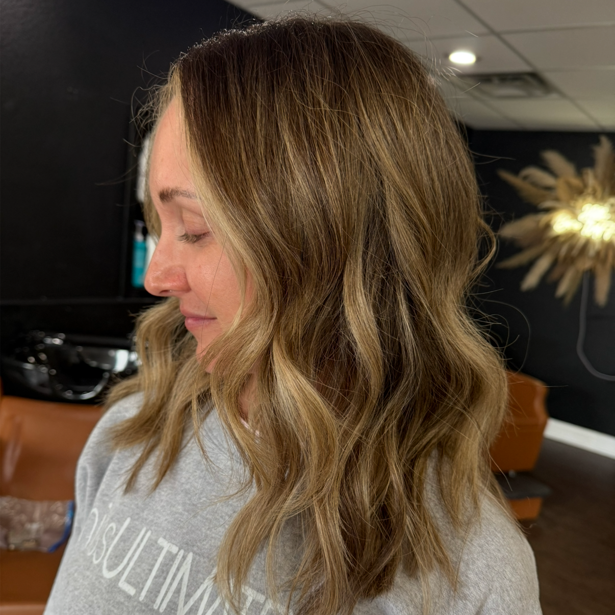Root retouch only (one color) at Edyn + Ivy Salon in perry, GA