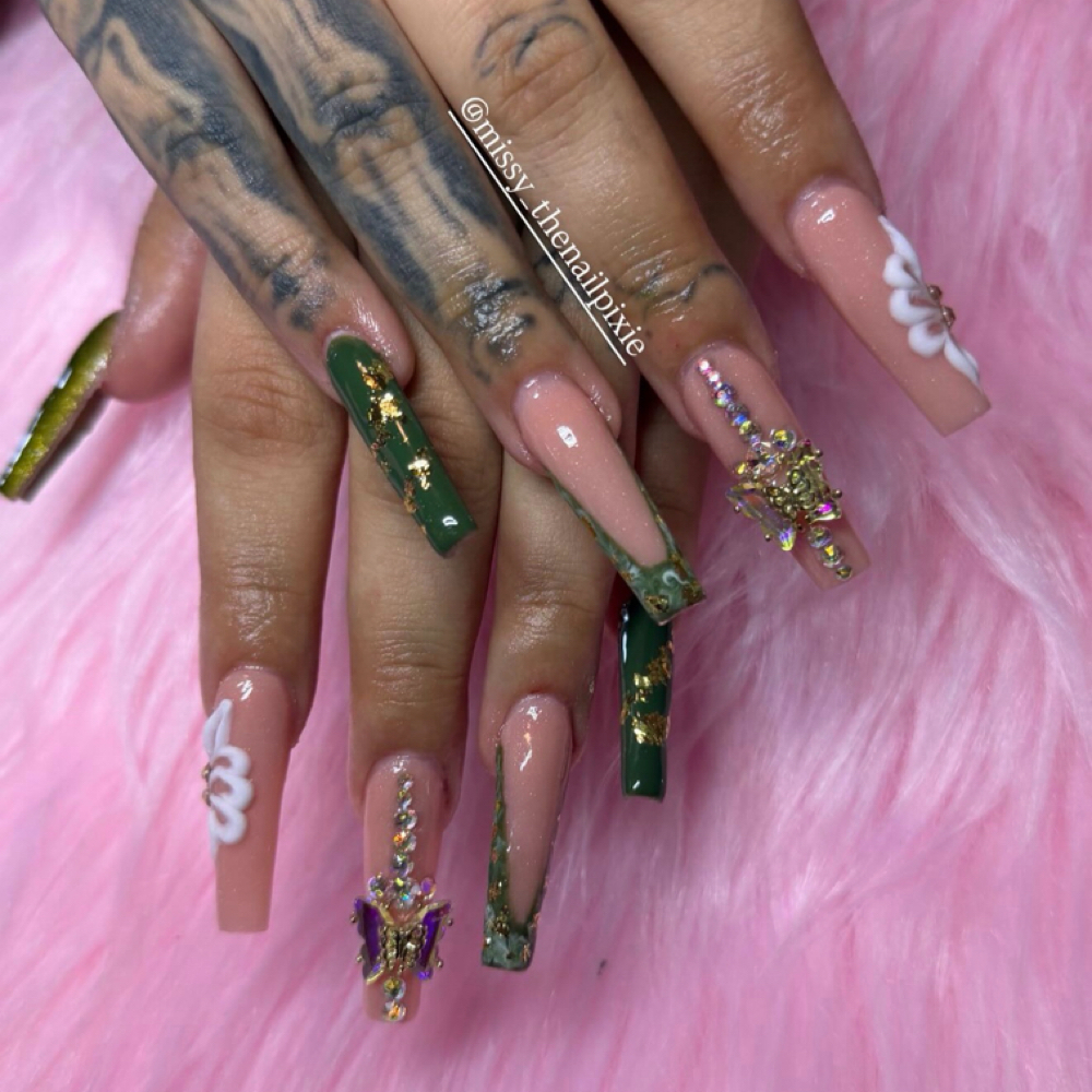 Long Full Set at Missy Thenailpixie in Fort Worth, TX