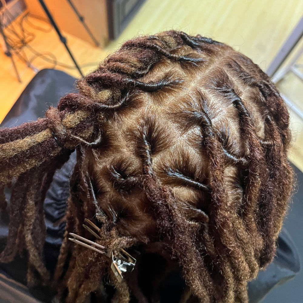 Dread Retwist + Style at Hair By Hailey in Jasper, TN