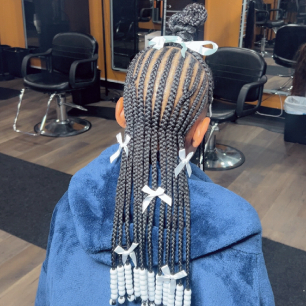 Kid Braid Half Up & Down(3-10) at 3D BRAIDS in Arlington, TX