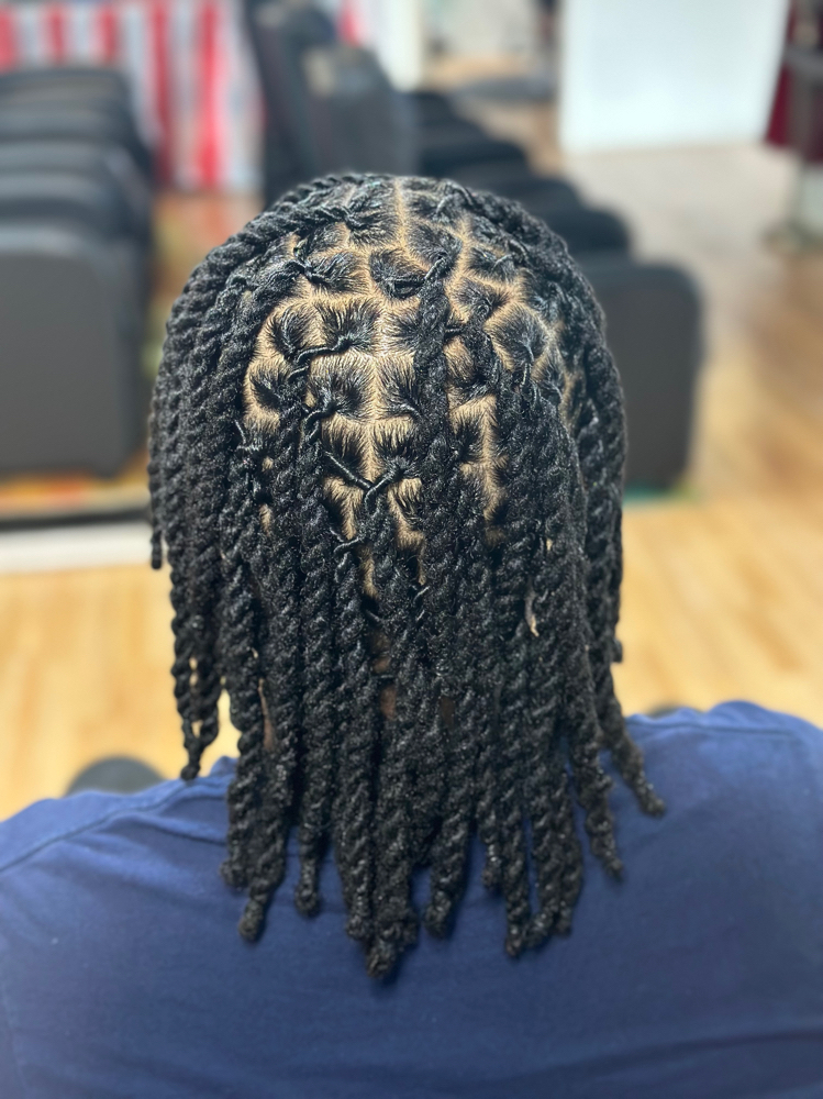 Wash Retwist &Style (sholder Length