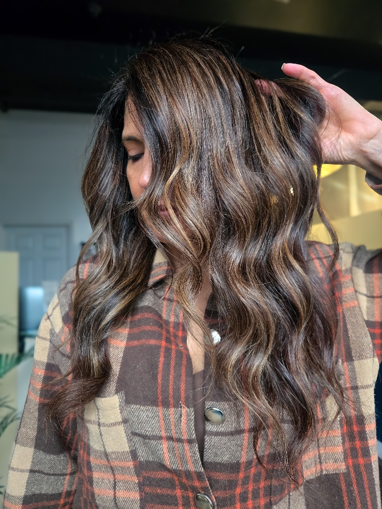 Partial Balayage+Blowdry