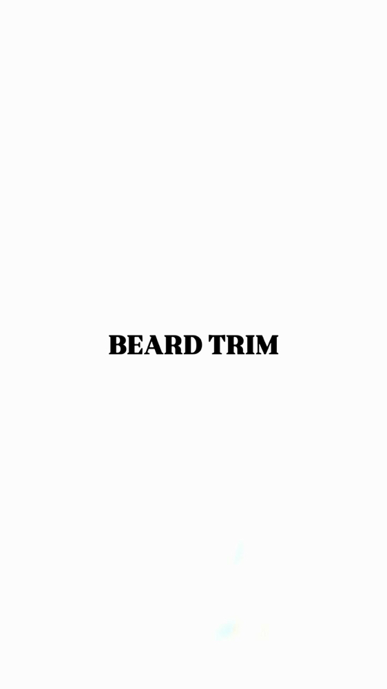 Beard Trim