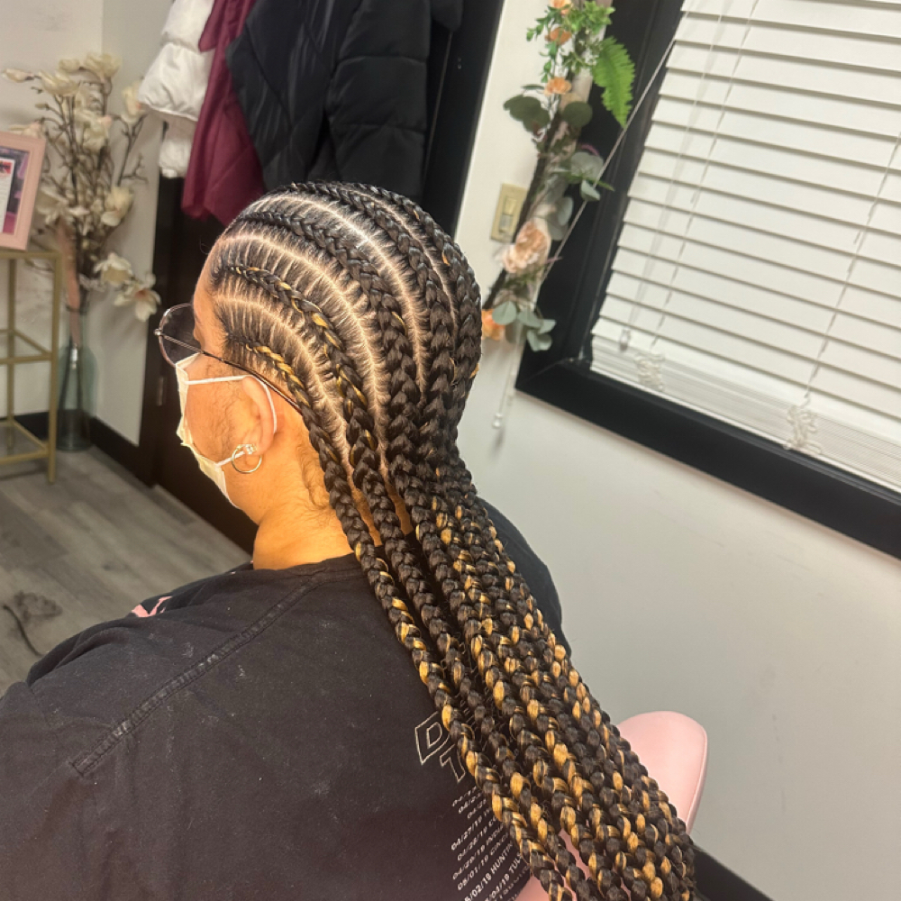 2-10 Stitch Braids 🤎 at Hairbyyae in Columbus, OH