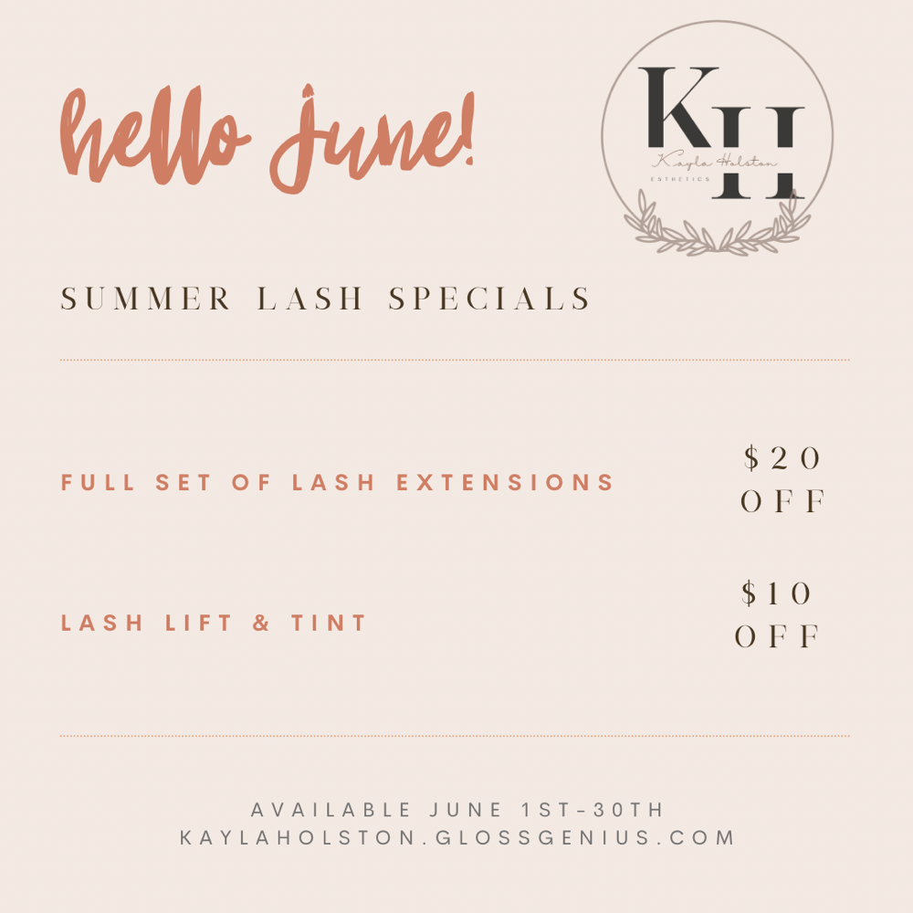 SUMMER LASH SPECIALS π