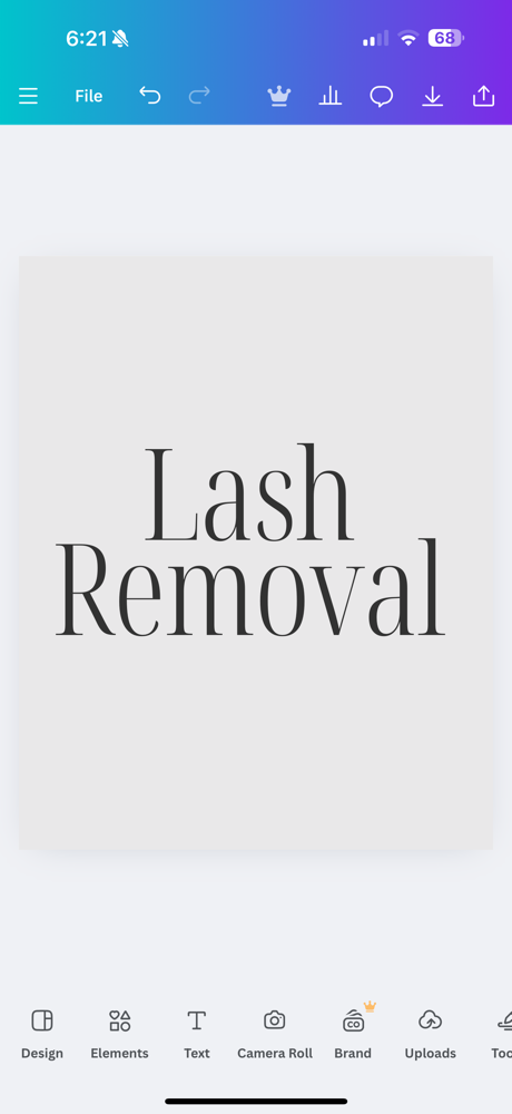Lash Removal