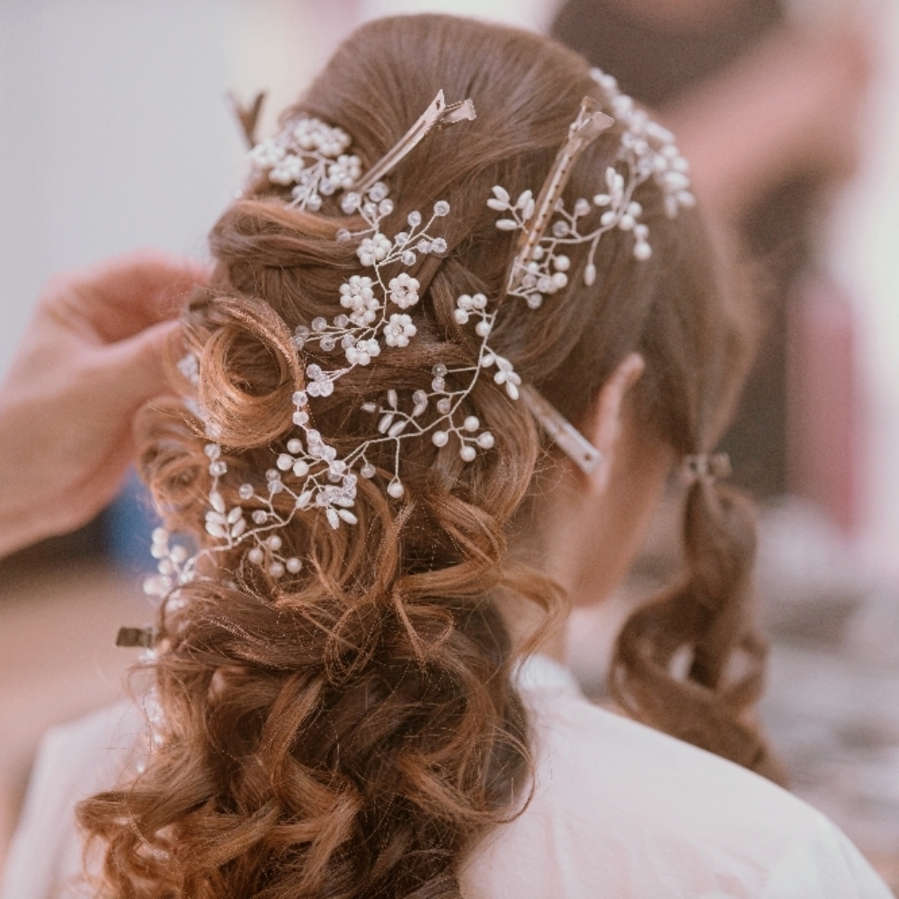 Bridal Style (Wedding Day) at Julie Ferguson Hair in Bloomingdale, IL