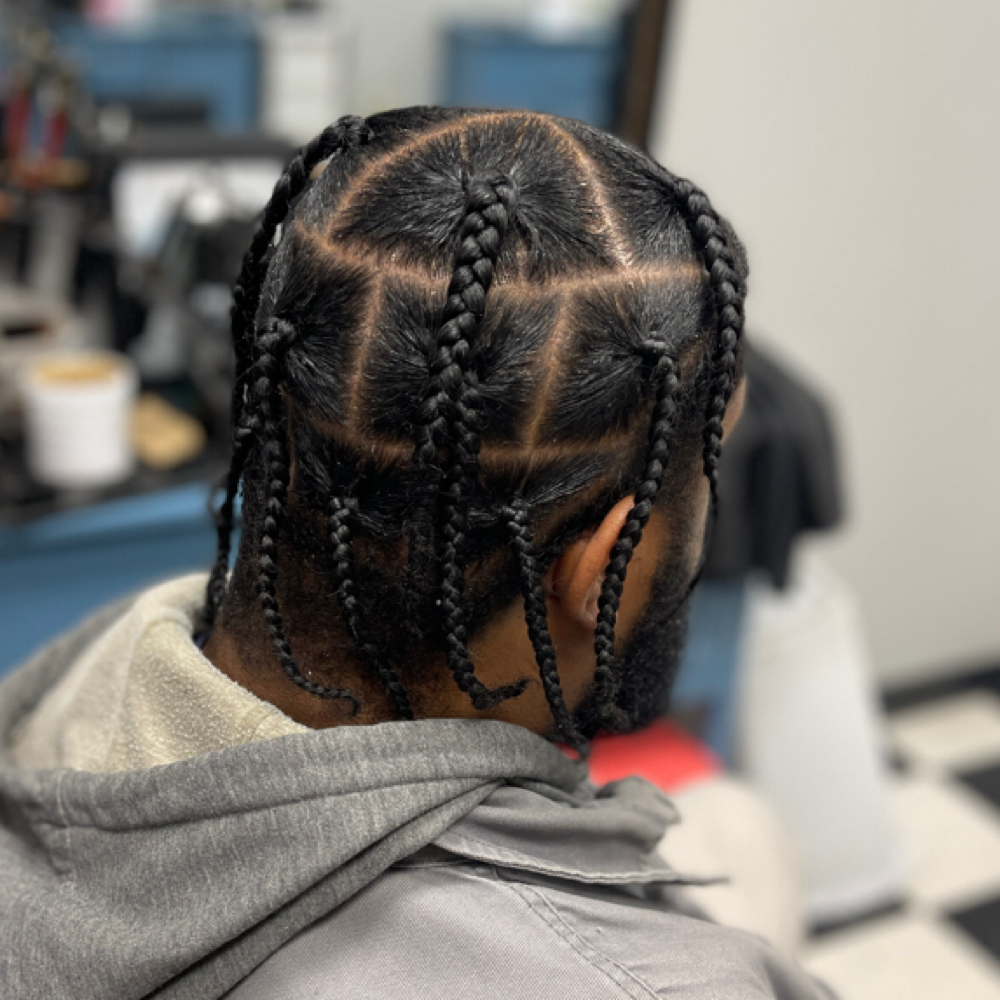Natural Large Single Braids at Nifty Nita in Newport News, VA