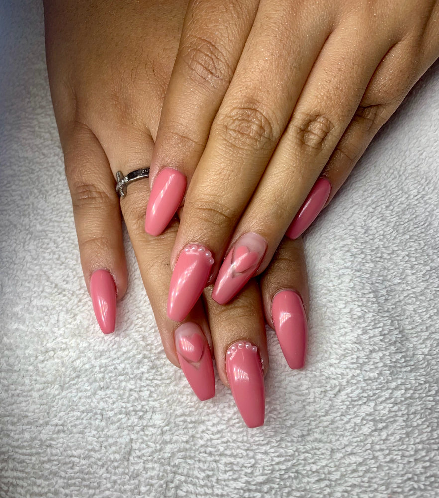 Hard Gel Fullset And Pedicure