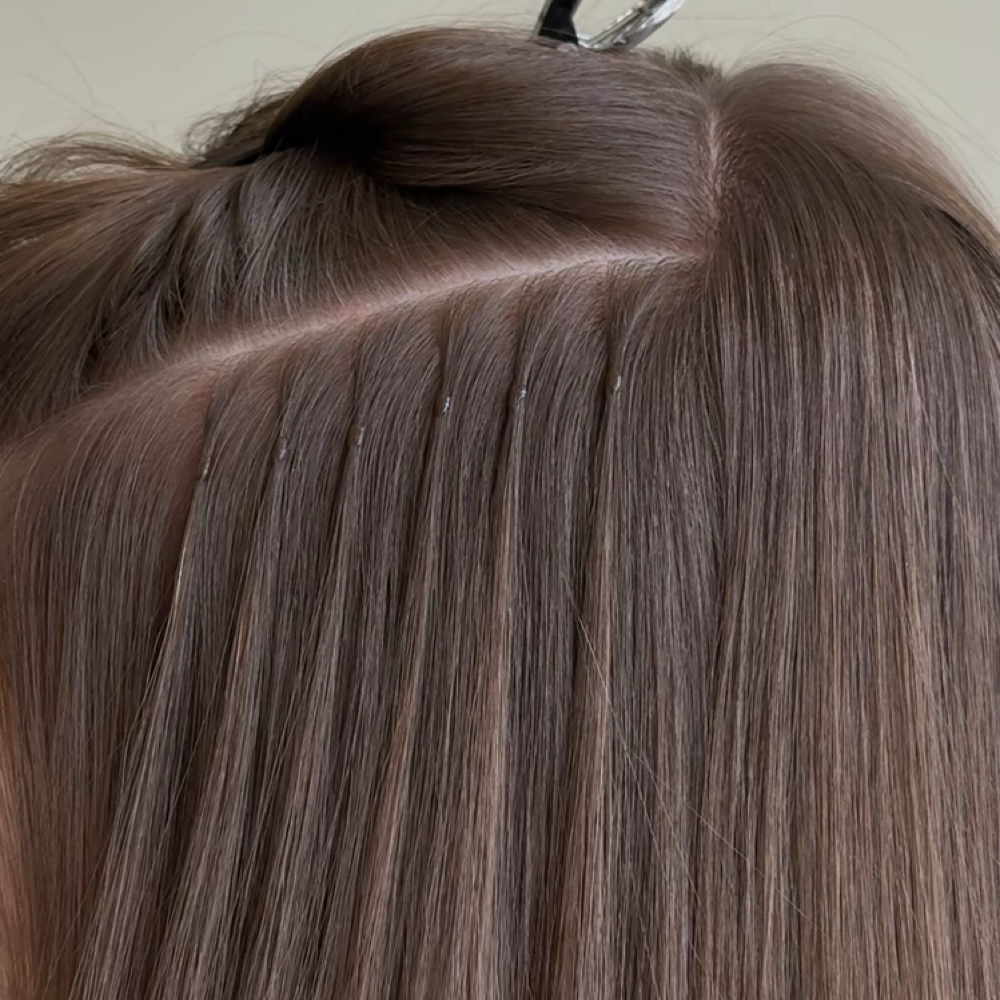 K Tip Partial Head Install at Modern & Mane Salon in Denver, CO
