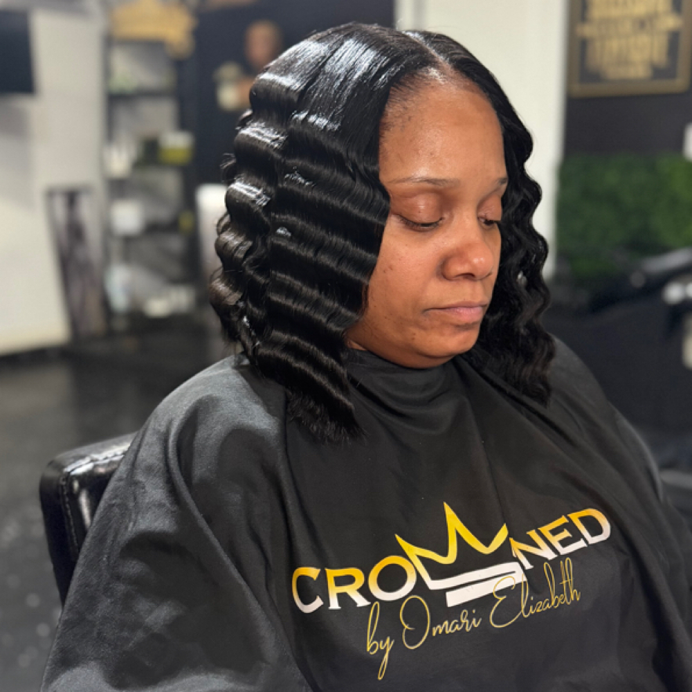 Add-On | Specialty Curl or Crimps at Crowned By OmariElizabeth in Harker Heights, TX