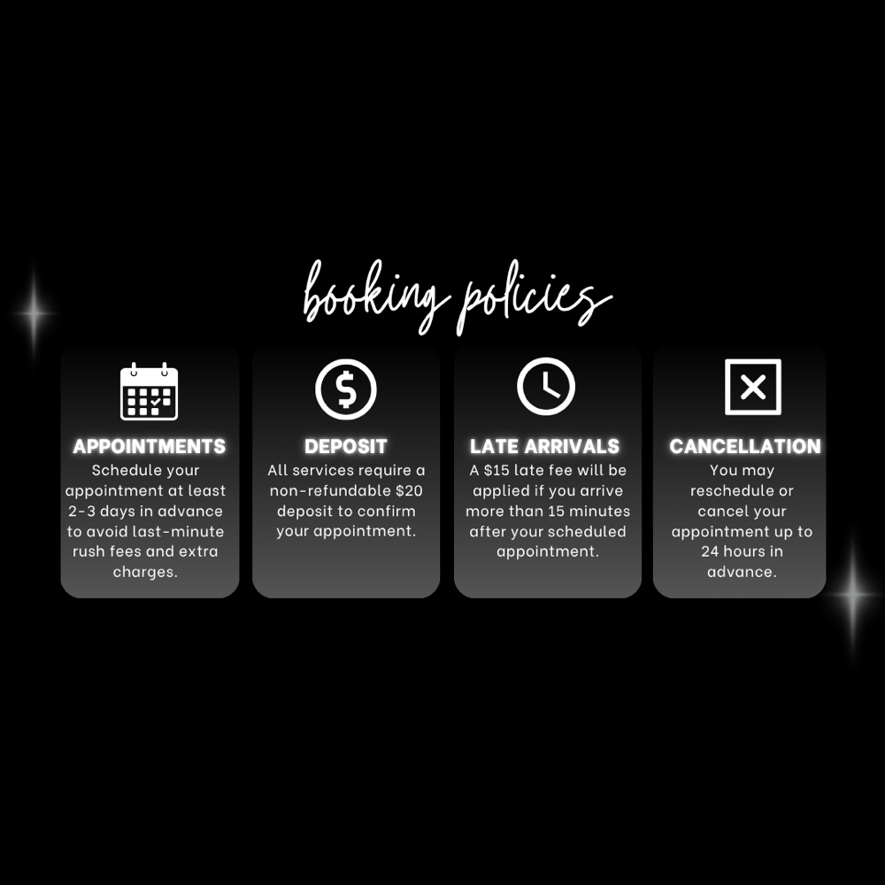 BOOKING POLICIES