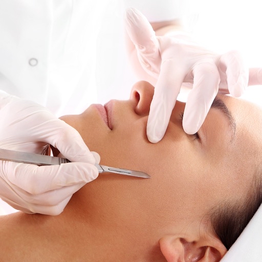 Facial with Dermaplaning