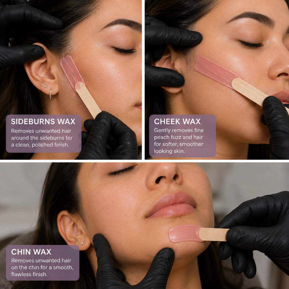Sideburns,cheeks,Chin Wax at Chula Beautyy in Los Alamitos, CA