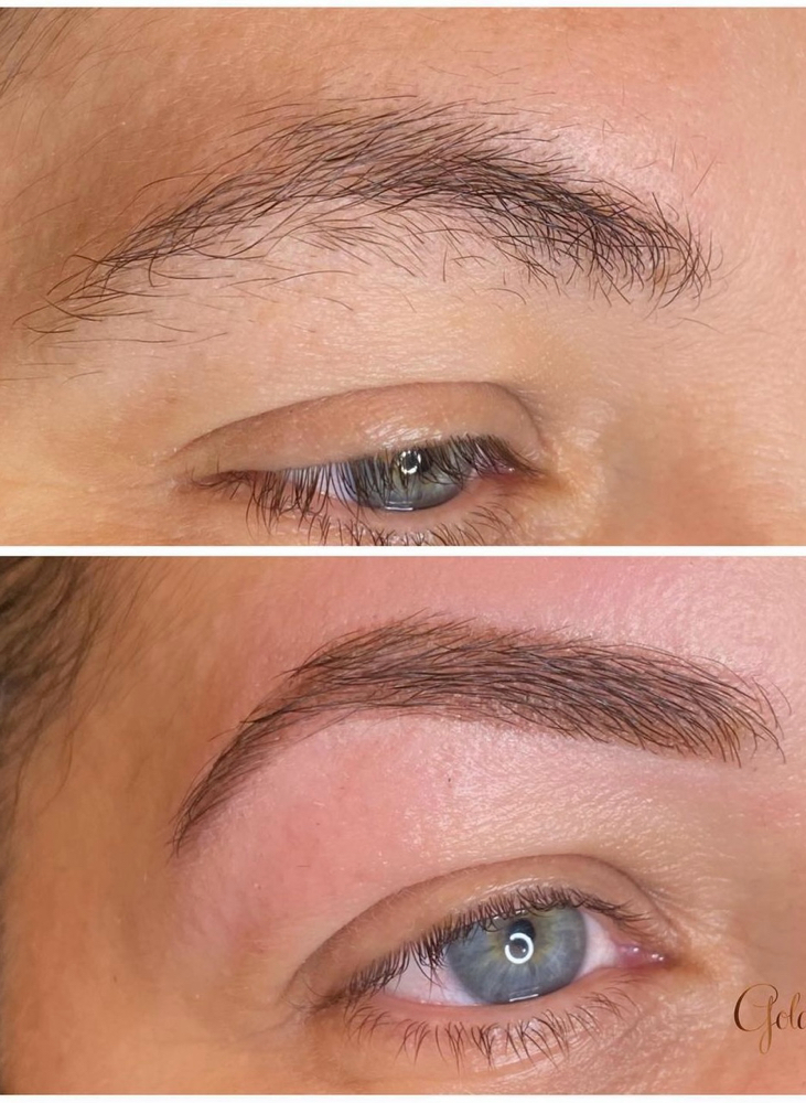 Brow tinting