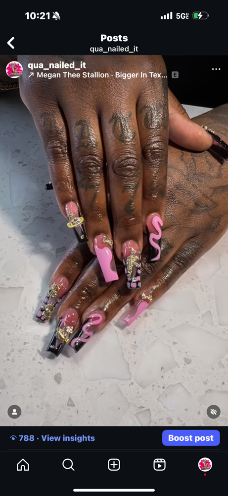 6 Nail Charms
