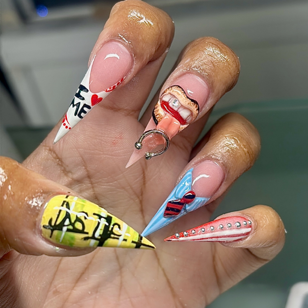 Long Basic Fullset at Terika’s Beauty & Spa in Bloomfield, NJ