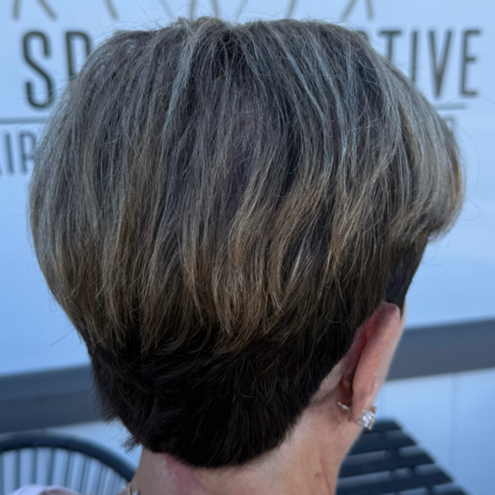 Short Detailed Haircut at Lux Spa Collective in Encinitas, CA