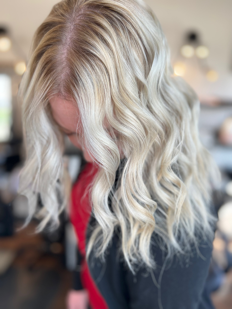 Money Piece/ Bang Highlight at Raylea Gardipee in Wasilla, AK
