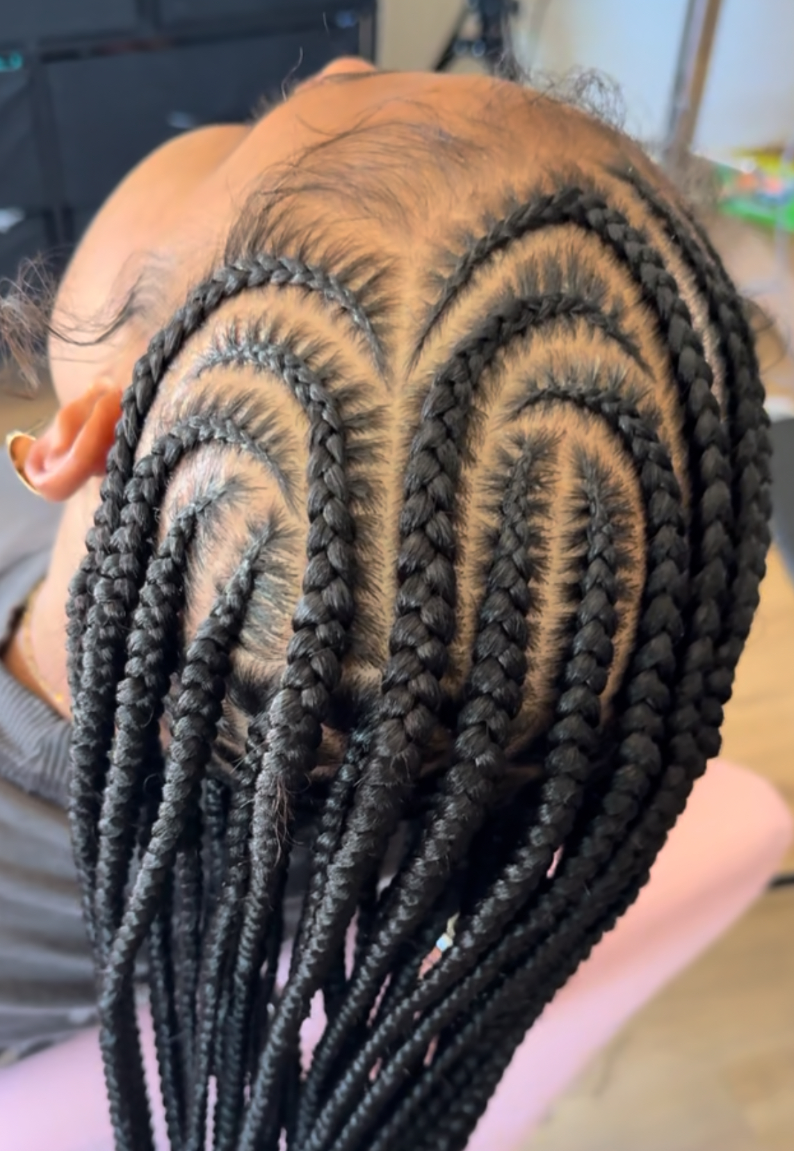 Half & Half Braids (Medium) at Cali Slayz LLC in Antioch, CA