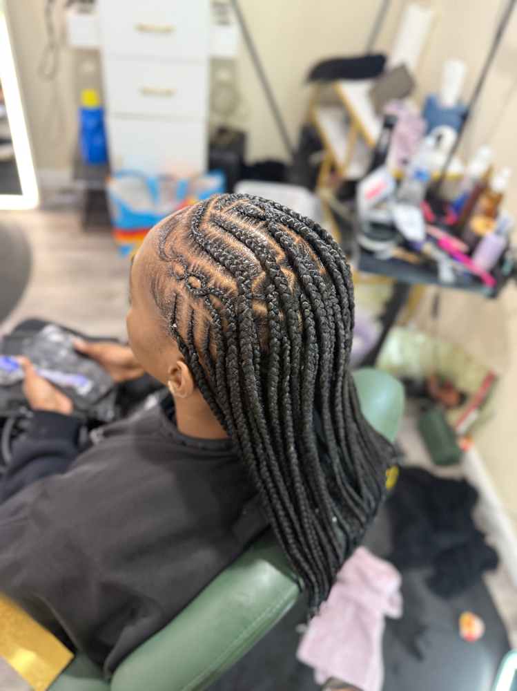 Fulani/Tribal Knotless Braids