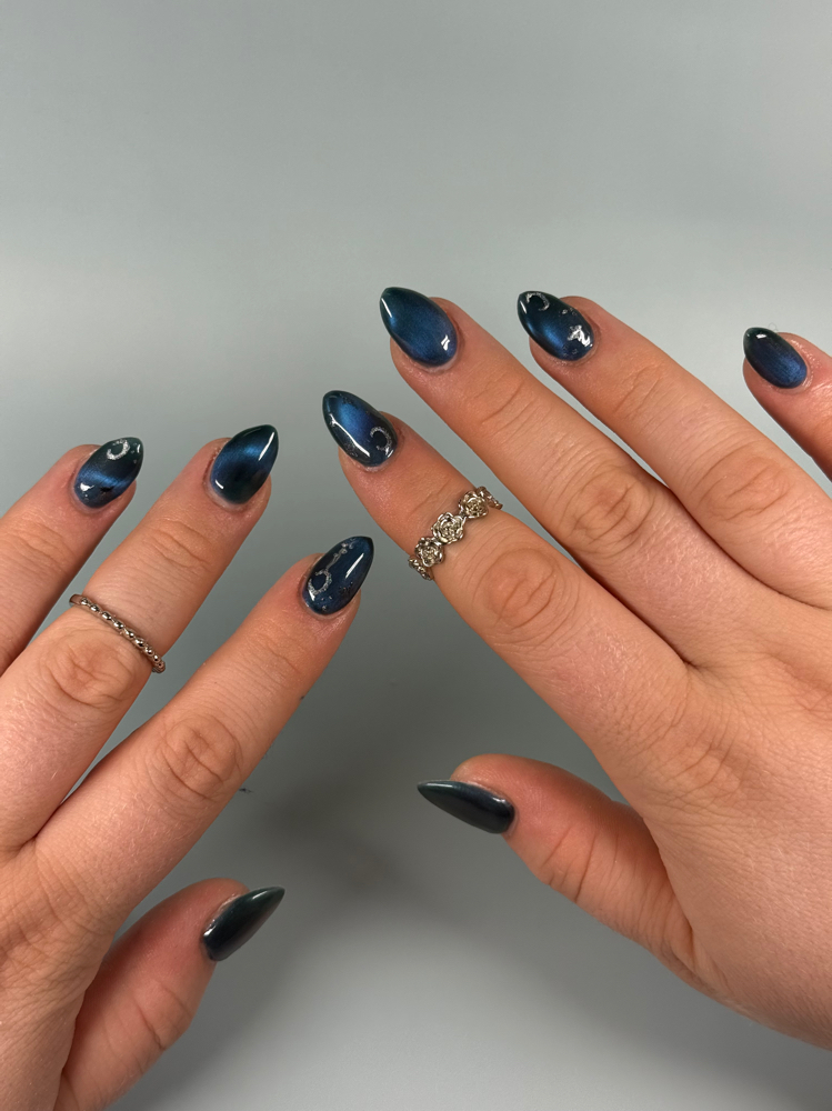 Chrome/Cateye Nail art •Add on