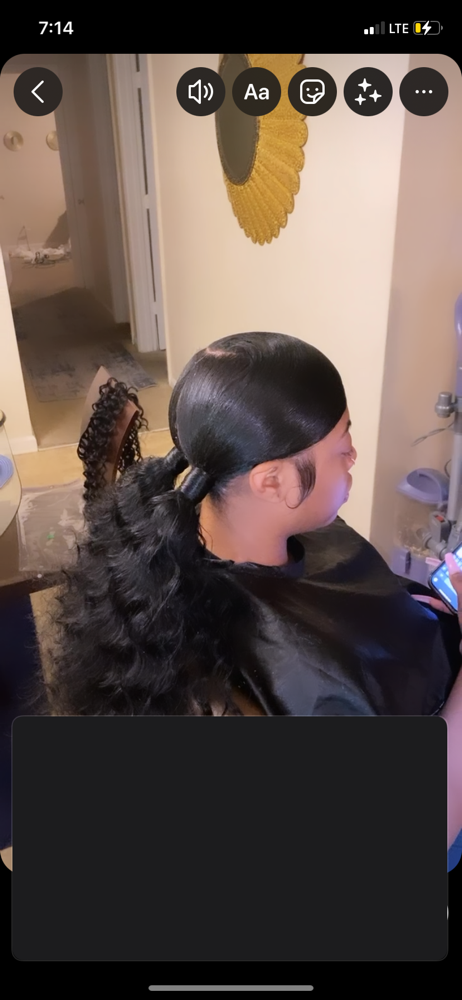 2 Ponys W/ Swoop Bang
