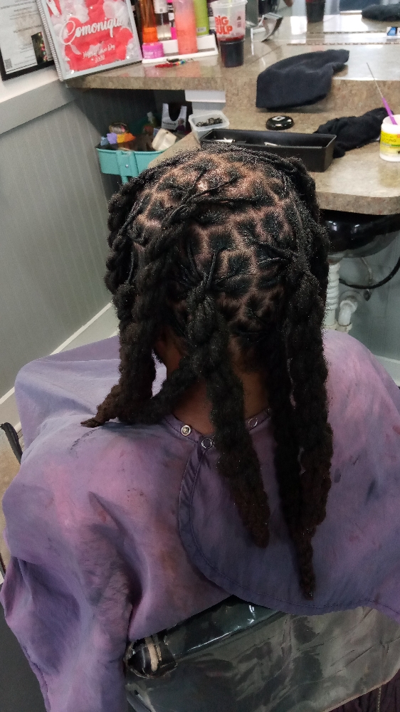 Retwist W/ Shampoo And Style