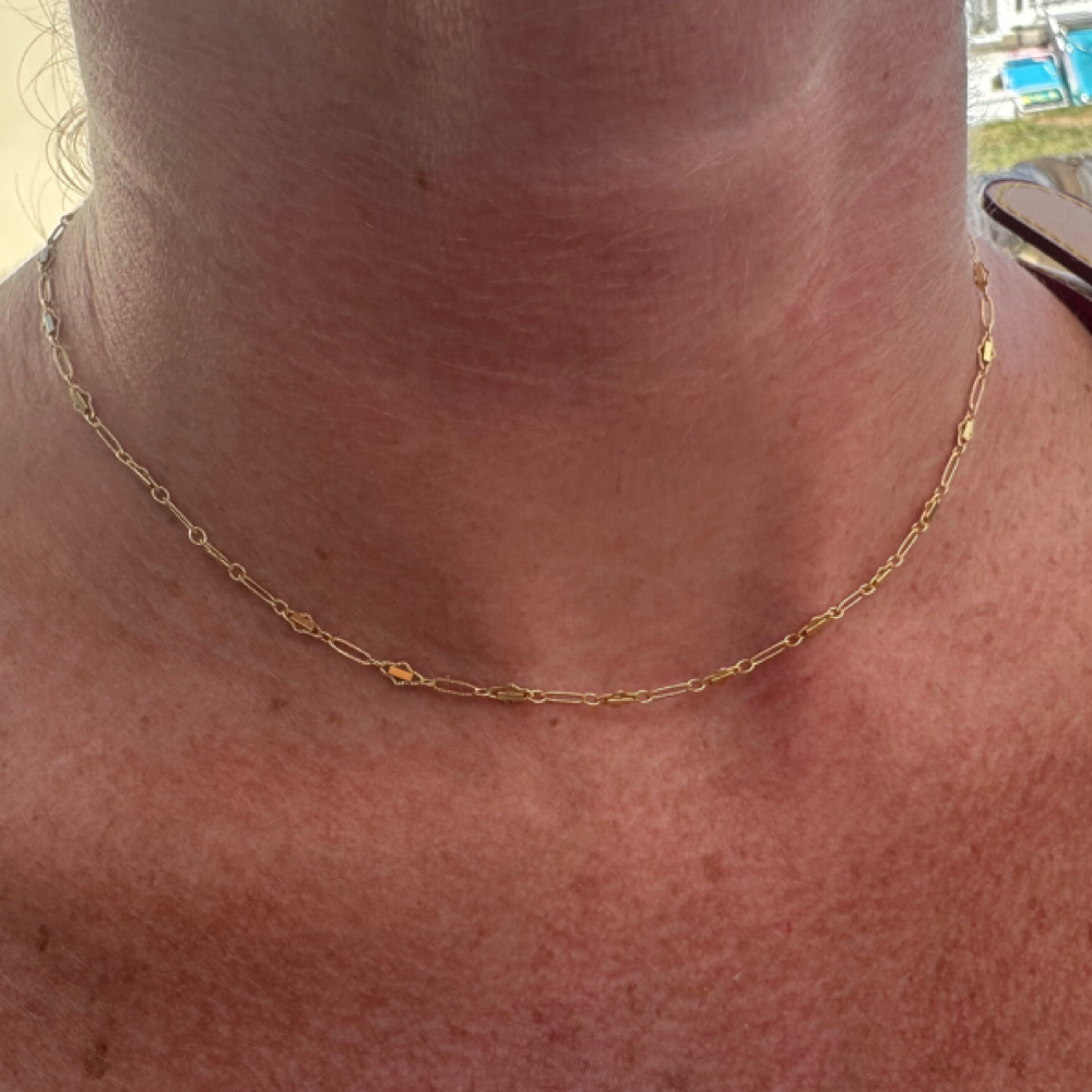 Gold Filled Necklace at Western Rose Salon in Dublin, PA