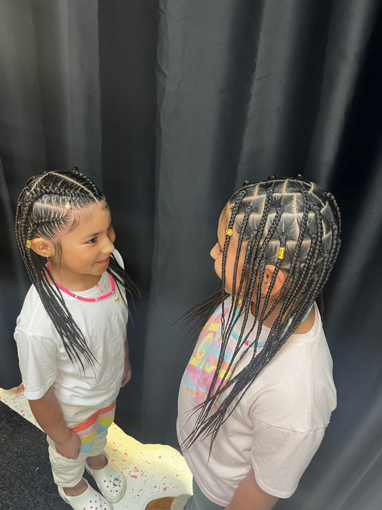 Kids Box Braids (Natural Hair Only)