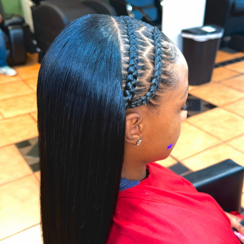 Stitched QW at Kontayejus Hair in College Park, GA