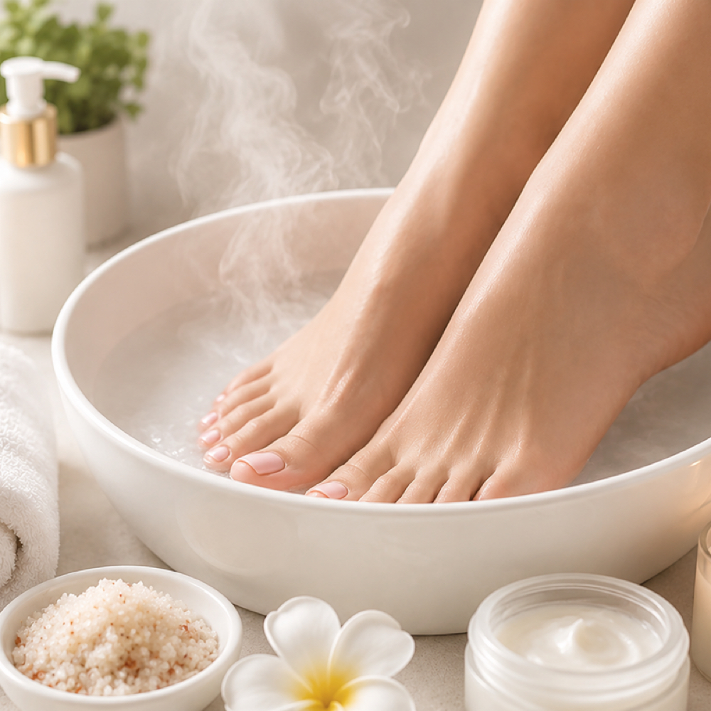Lux  Steam Pedicure W/ Hot Stones at Happy Nails Studio LLC in Sedalia, MO