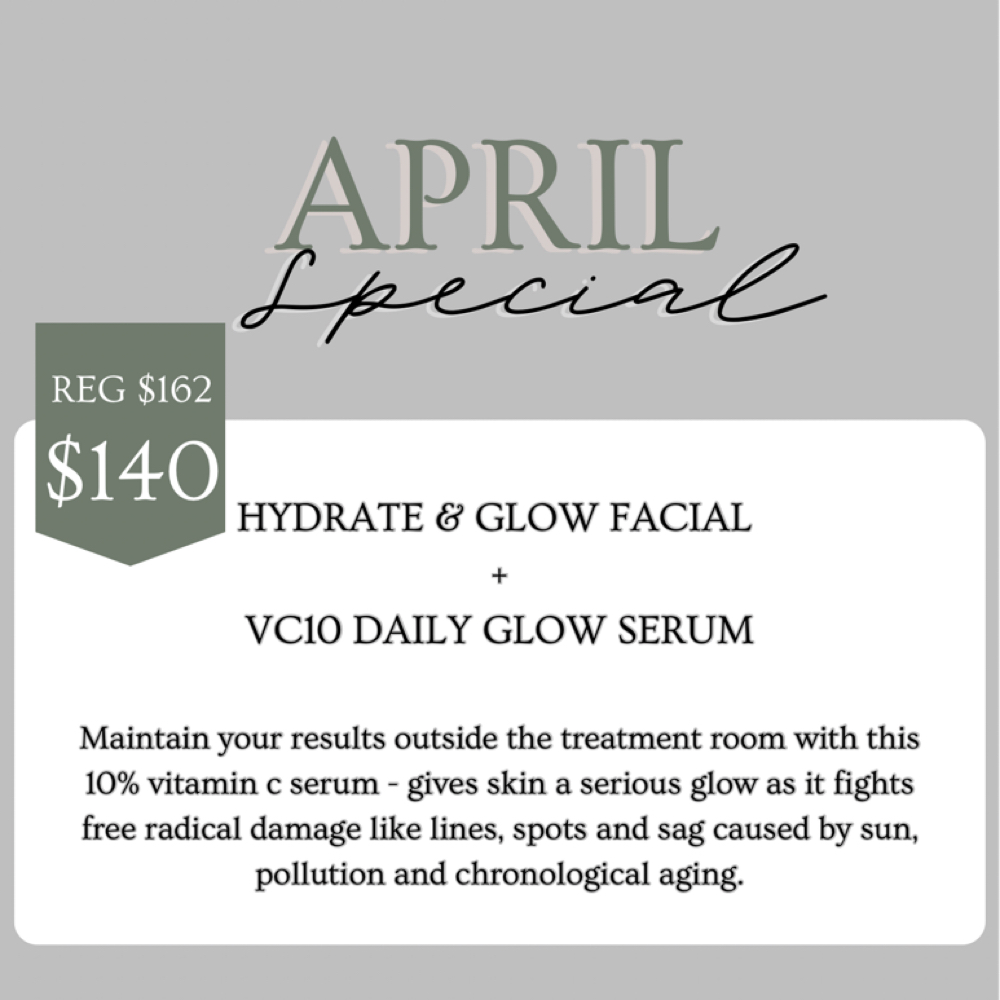 April Special at Evergreen Esthetics Co in New Boston, MI
