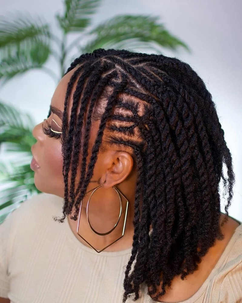 Natural Twists Shoulder Length