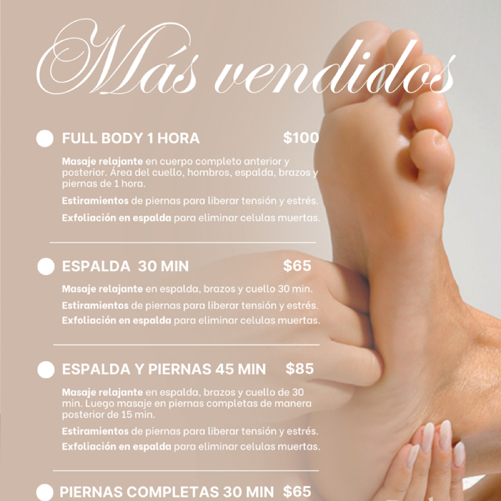 Masaje Espalda 30 Min, Exfol & Esti at Piel Serena in Moca, PR