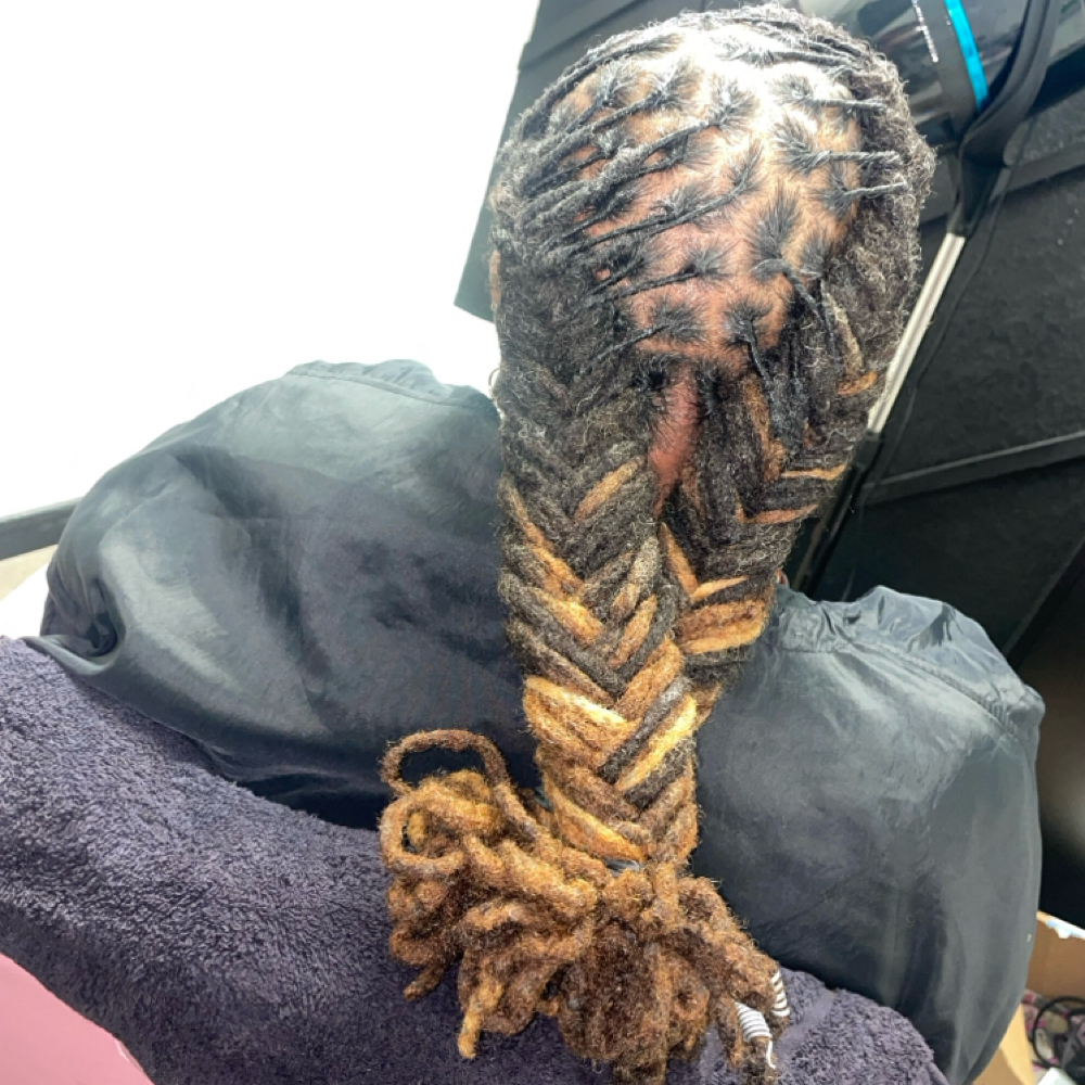 Small/ Long Loc Retwist at Mimic This Beauty in Killeen, TX