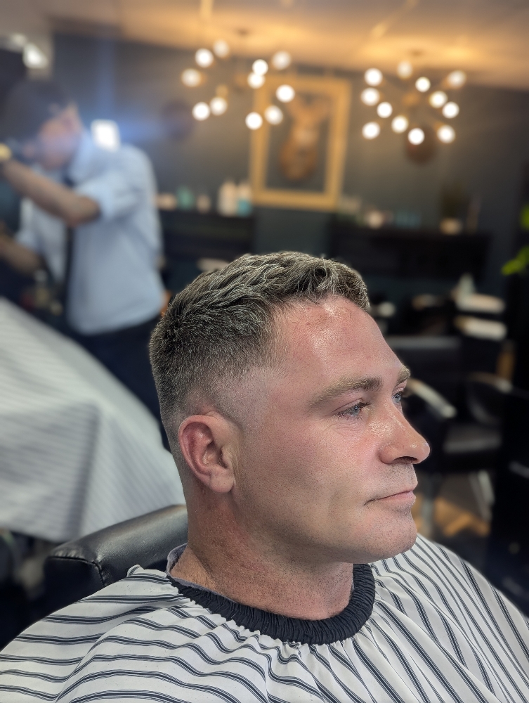 Adult Haircut + Full Face Shave