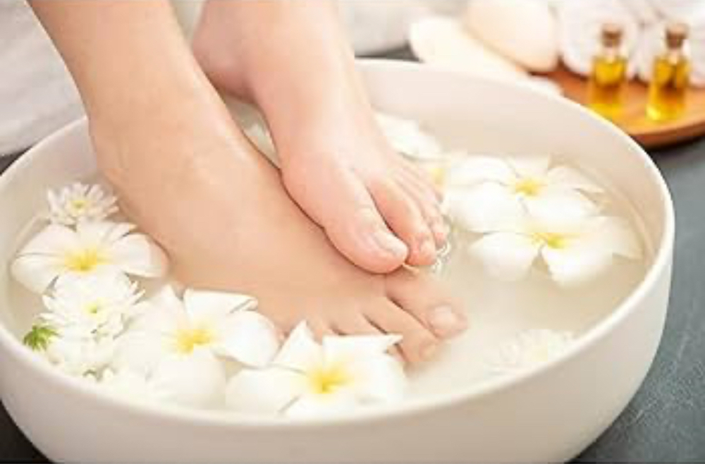 Luxury Volcano Spa Pedicure at Nails by Sabra in Fair Oaks, CA