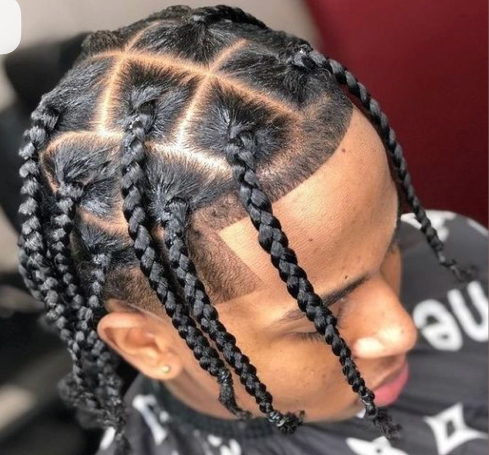 #73. Men Style Only Box Braid/Twist