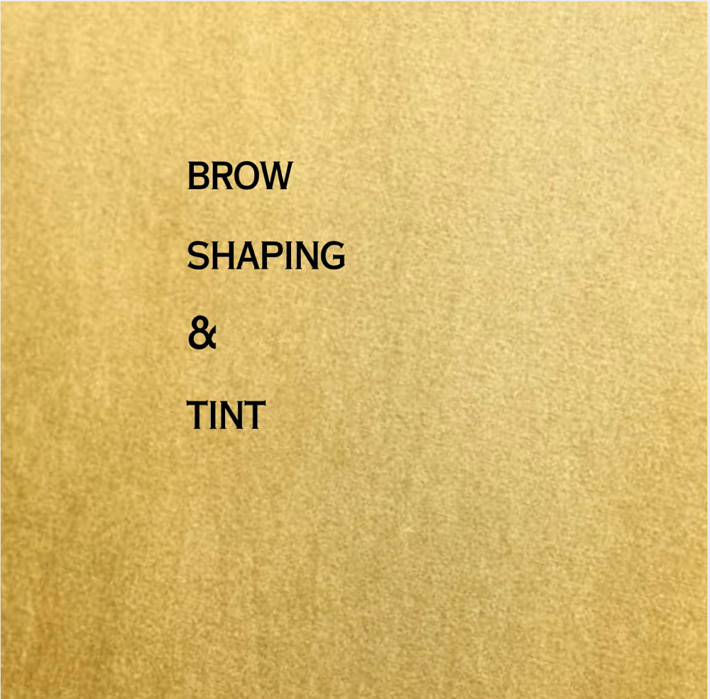 Brow Shape and Hybrid Tint