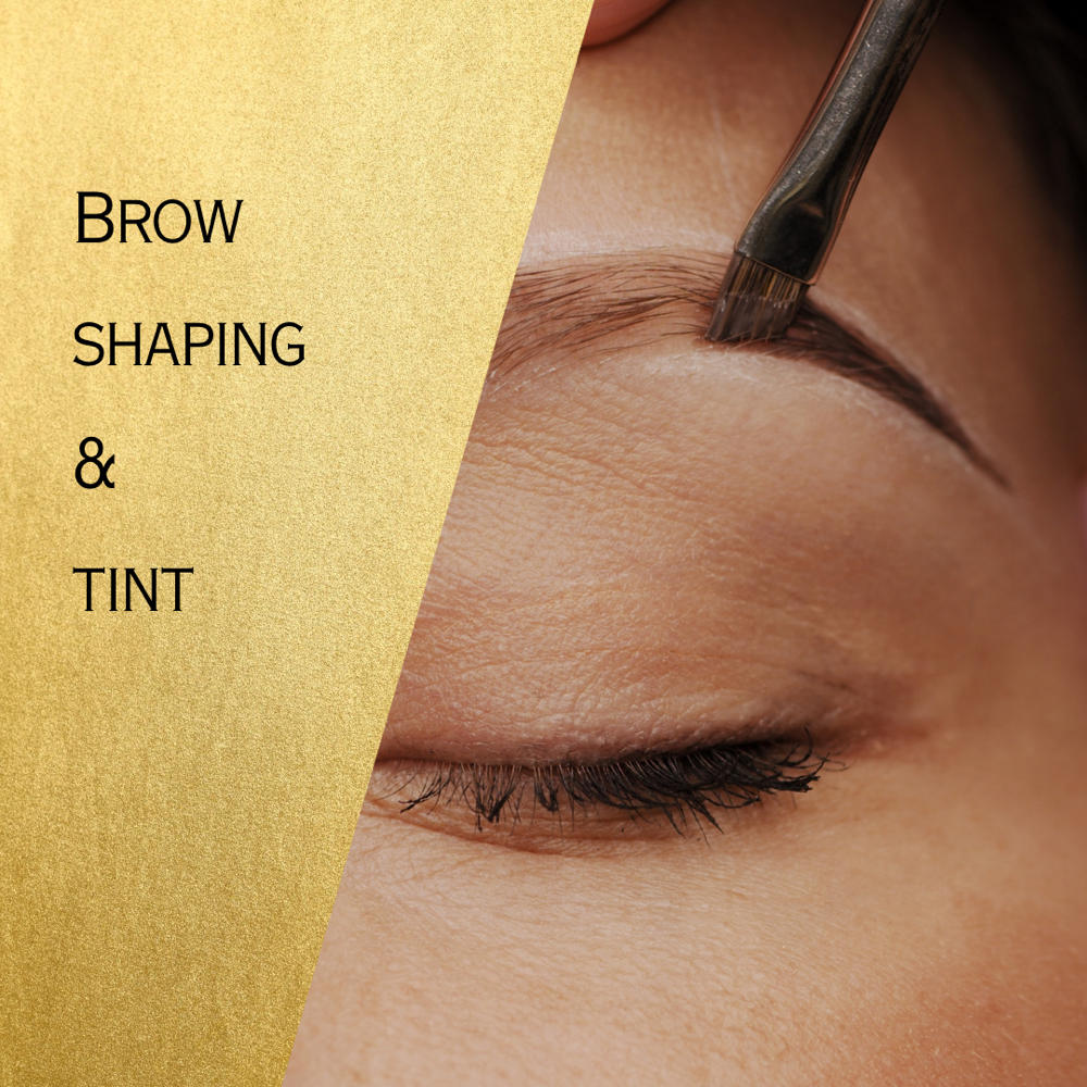 Brow Shape and Hybrid Tint