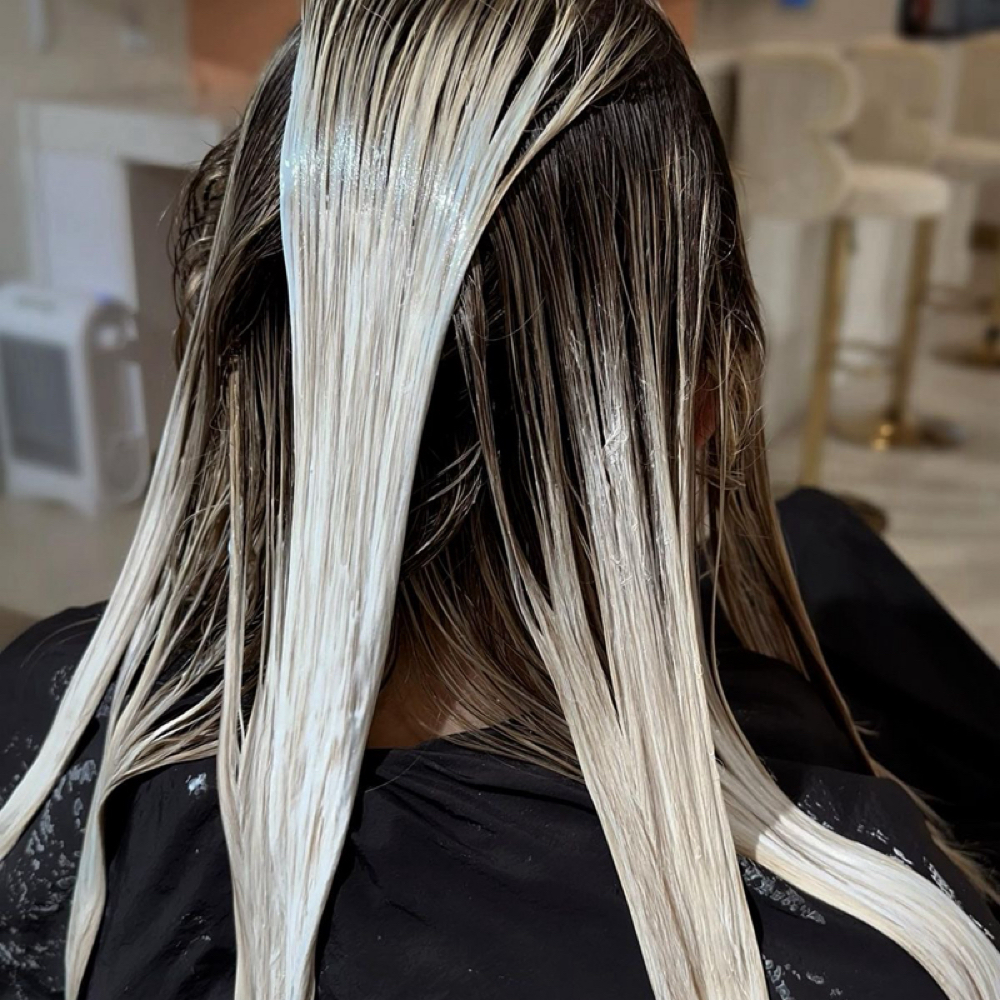 custom blonding at LaRue Salon & Spa in Glen Rose, TX