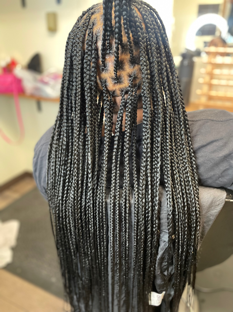 Small Knotless Braids